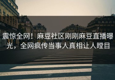 震惊全网！麻豆社区刚刚麻豆直播曝光，全网疯传当事人真相让人瞠目