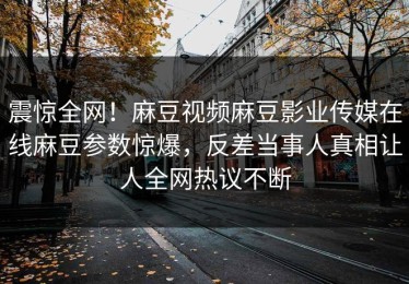震惊全网！麻豆视频麻豆影业传媒在线麻豆参数惊爆，反差当事人真相让人全网热议不断