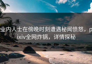 业内人士在傍晚时刻遭遇秘闻愤怒，pixiv全网炸锅，详情探秘